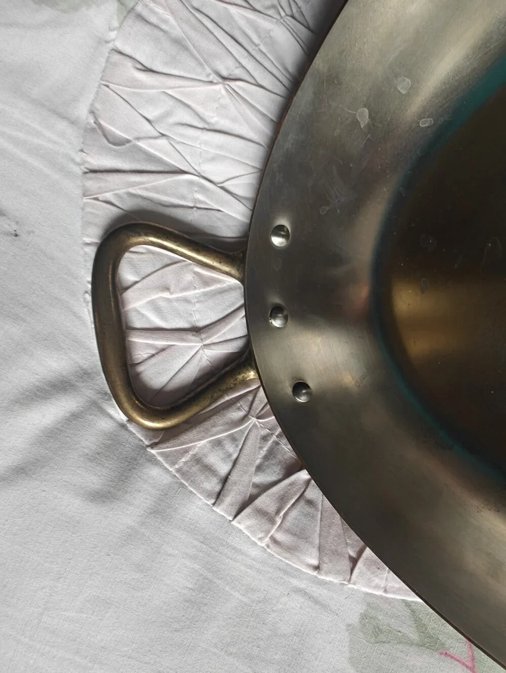 vintage copper au gratin pan 14